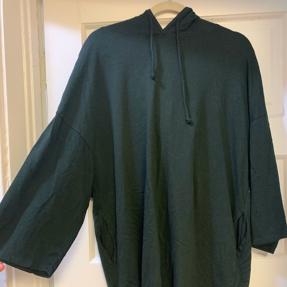 Zara Tops - Zara Black Thin Oversized Hoodie